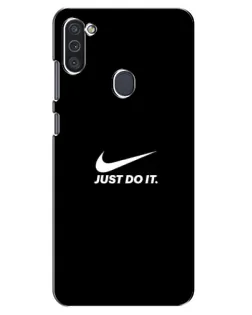Чохол для Samsung Galaxy M11 з картинкою «Мінімалізм від Nike»