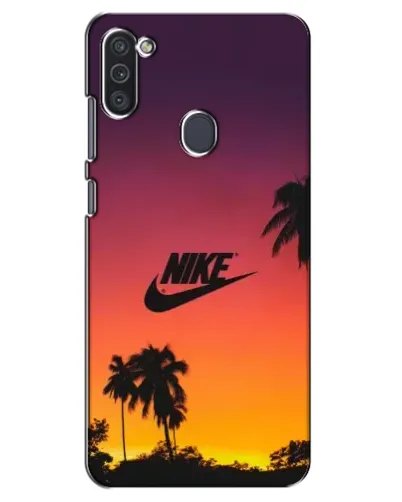 Чохол для Samsung Galaxy M11 з картинкою «Nike на заході сонця»