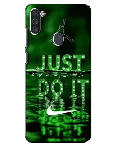 Чохол для Samsung Galaxy M11 з картинкою «Зелений неоновий Nike»