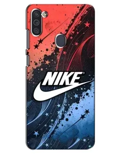 Чохол для Samsung Galaxy M11 з картинкою «Градієнтний принт Найк»