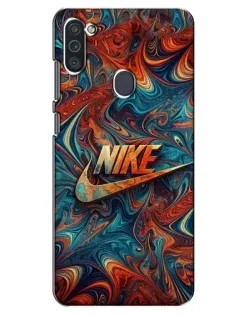 Чохол для Samsung Galaxy M11 з картинкою «Nike в абстракції»