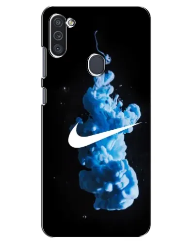 Чохол для Samsung Galaxy M11 з картинкою «Nike та синій дим»