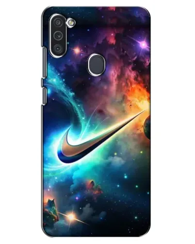 Чохол для Samsung Galaxy M11 з картинкою «Космічний Nike Swoosh»
