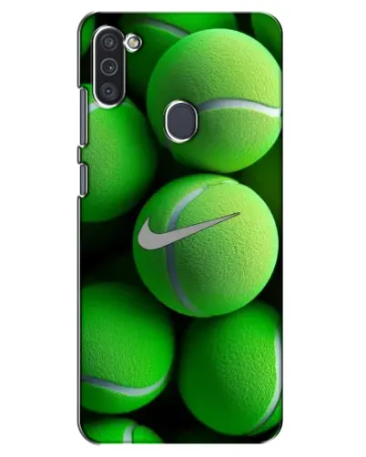 Чохол для Samsung Galaxy M11 з картинкою «Тенісні м'ячі Найк»
