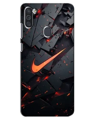 Чохол для Samsung Galaxy M11 з картинкою «Nike — ефект розломів»
