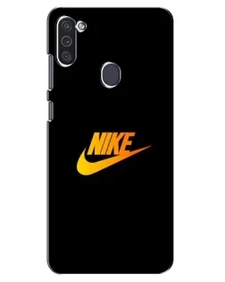 Чехол для Samsung Galaxy M11 с картинкой «Золотой логотип Nike» Чехол для Samsung Galaxy M11 с картинкой «Золотой логотип Nike»