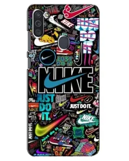 Чехол для Samsung Galaxy M11 с картинкой «Яркий коллаж Nike» Чехол для Samsung Galaxy M11 с картинкой «Яркий коллаж Nike»
