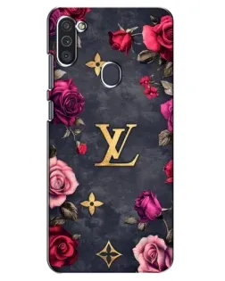 Чехол для Samsung Galaxy M11 с картинкой «Цветочный Louis Vuitton»