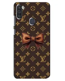 Чехол для Samsung Galaxy M11 с картинкой «LV с бантом»