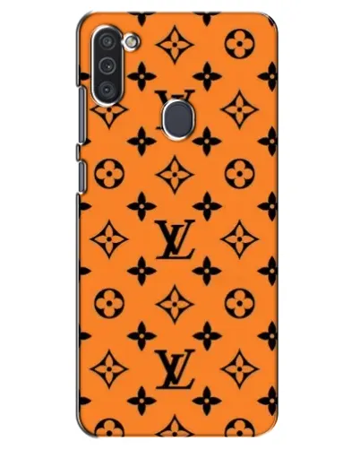 Чехол для Samsung Galaxy M11 с картинкой «Оранжевый стиль LV»
