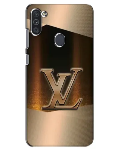 Чехол для Samsung Galaxy M11 с картинкой «LV — золотое сияние»