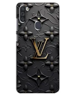 Чехол для Samsung Galaxy M11 с картинкой «Кожаная текстура LV»