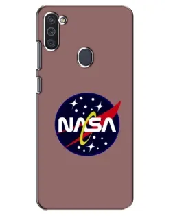 Чохол для Samsung Galaxy M11 з картинкою «NASA — ретро космос»