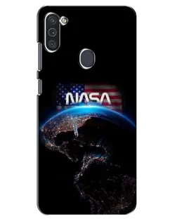 Чохол для Samsung Galaxy M11 з картинкою «Земля з космосу NASA»