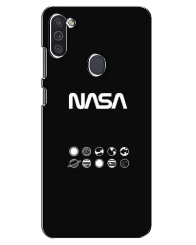 Чохол для Samsung Galaxy M11 з картинкою «NASA — технічний принт»