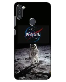 Чохол для Samsung Galaxy M11 з картинкою «Астронавт на Місяці»