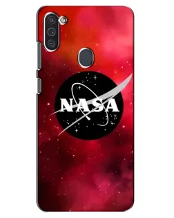 Чехол для Samsung Galaxy M11 с картинкой «NASA — красная туманность»