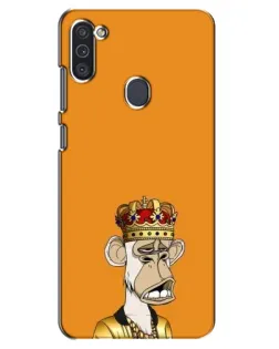 Чехол для Samsung Galaxy M11 с картинкой «Золотая обезьяна Bored Ape»