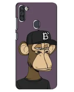 Чохол для Samsung Galaxy M11 з картинкою «Bored Ape в кепці»