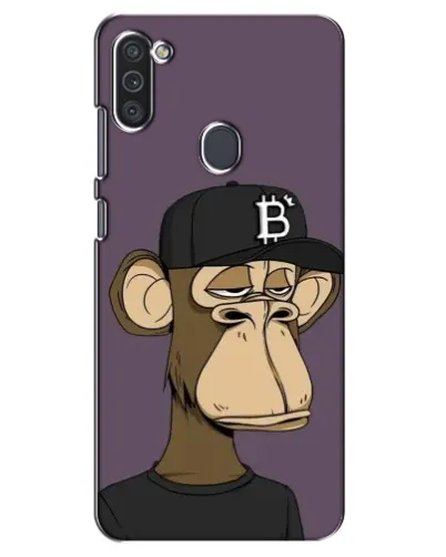 Чохол для Samsung Galaxy M11 з картинкою «Bored Ape в кепці»