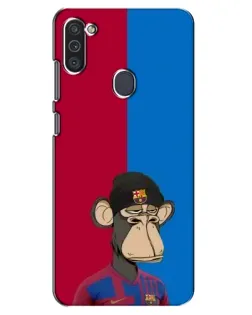 Чохол для Samsung Galaxy M11 з картинкою «Bored Ape — фанат Барси»