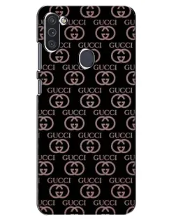 Чохол для Samsung Galaxy M11 з картинкою «Класична монограма Gucci»