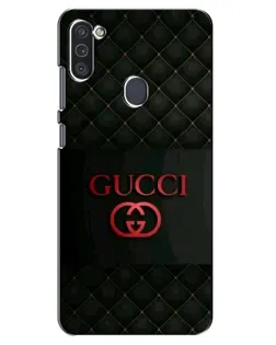 Чохол для Samsung Galaxy M11 з картинкою «Gucci — стьобаний чорний»