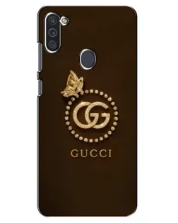 Чохол для Samsung Galaxy M11 з картинкою «Gucci — золотий метелик»