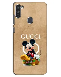 Чохол для Samsung Galaxy M11 з картинкою «Міккі Маус Gucci — крафт»