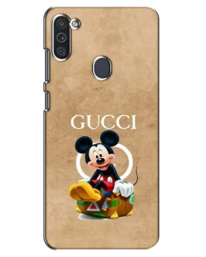 Чохол для Samsung Galaxy M11 з картинкою «Міккі Маус Gucci — крафт»
