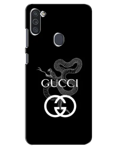 Чохол для Samsung Galaxy M11 з картинкою «Gucci — срібна змія»