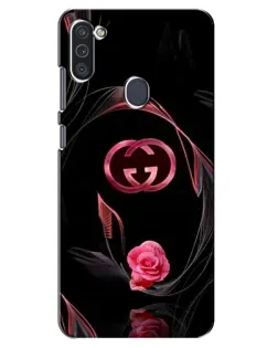 Чохол для Samsung Galaxy M11 з картинкою «Gucci — неонова троянда»