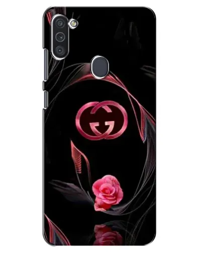 Чохол для Samsung Galaxy M11 з картинкою «Gucci — неонова троянда»