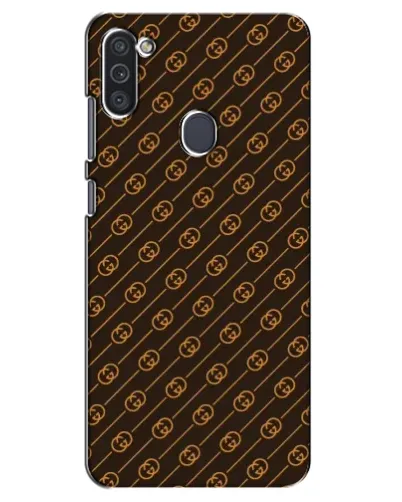 Чохол для Samsung Galaxy M11 з картинкою «Gucci — золоті діагоналі»
