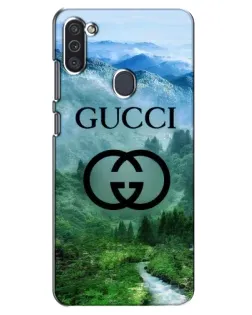 Чохол для Samsung Galaxy M11 з картинкою «Gucci — гірський пейзаж»