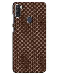 Чехол для Samsung Galaxy M11 с картинкой «Gucci — шоколадная сетка»