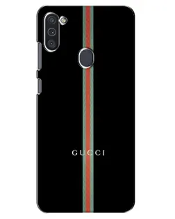 Чехол для Samsung Galaxy M11 с картинкой «Gucci — строгая линия»