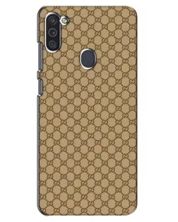 Чехол для Samsung Galaxy M11 с картинкой «Gucci — классический беж»