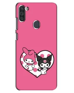 Чехол для Samsung Galaxy M11 с картинкой «Kuromi и My Melody» Чехол для Samsung Galaxy M11 с картинкой «Kuromi и My Melody»