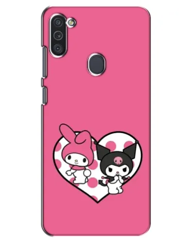Чехол для Samsung Galaxy M11 с картинкой «Kuromi и My Melody» Чехол для Samsung Galaxy M11 с картинкой «Kuromi и My Melody»