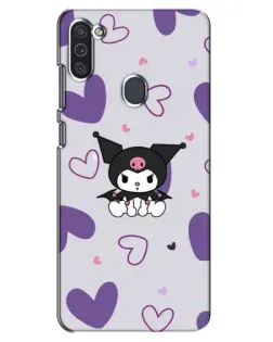 Чехол для Samsung Galaxy M11 с картинкой «Kuromi и лавандовые сердца» Чехол для Samsung Galaxy M11 с картинкой «Kuromi и лавандовые сердца»
