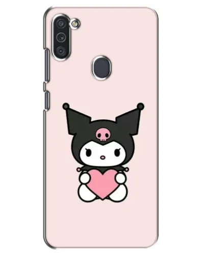 Чехол для Samsung Galaxy M11 с картинкой «Kuromi и сердце» Чехол для Samsung Galaxy M11 с картинкой «Kuromi и сердце»