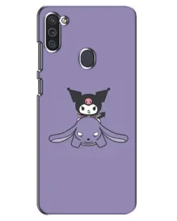Чехол для Samsung Galaxy M11 с картинкой «Kuromi на лиловом фоне» Чехол для Samsung Galaxy M11 с картинкой «Kuromi на лиловом фоне»