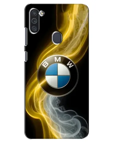 Чехол для Samsung Galaxy M11 с картинкой «Золотистый дым BMW»