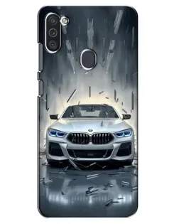 Чехол для Samsung Galaxy M11 с картинкой «BMW в свете фар» Чехол для Samsung Galaxy M11 с картинкой «BMW в свете фар»