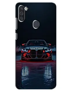 Чехол для Samsung Galaxy M11 с картинкой «BMW на мокрой дороге» Чехол для Samsung Galaxy M11 с картинкой «BMW на мокрой дороге»