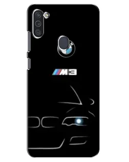 Чехол для Samsung Galaxy M11 с картинкой «Минималистичный принт BMW M3» Чехол для Samsung Galaxy M11 с картинкой «Минималистичный принт BMW M3»