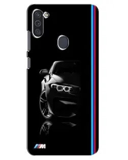 Чехол для Samsung Galaxy M11 с картинкой «Силуэт BMW в темноте» Чехол для Samsung Galaxy M11 с картинкой «Силуэт BMW в темноте»
