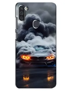 Чехол для Samsung Galaxy M11 с картинкой «BMW в дыму» Чехол для Samsung Galaxy M11 с картинкой «BMW в дыму»