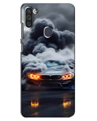 Чехол для Samsung Galaxy M11 с картинкой «BMW в дыму»